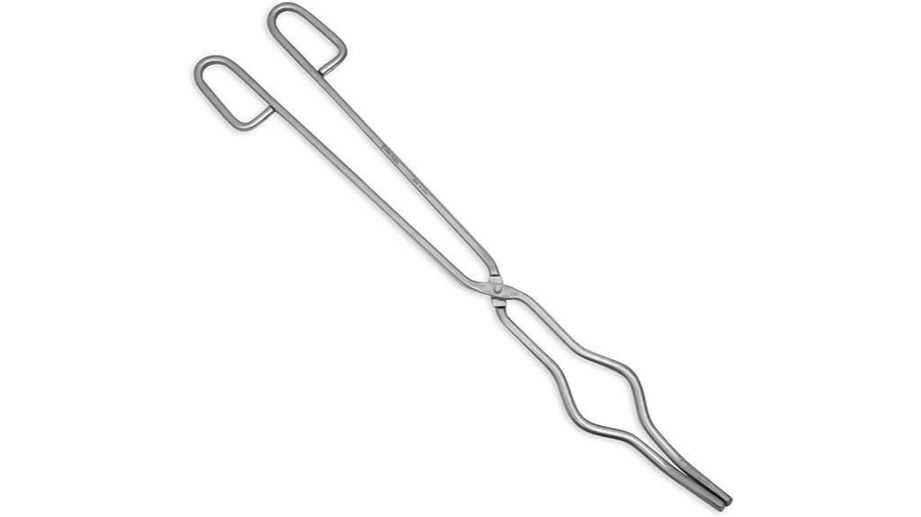 eighteen inch stainless steel tongs