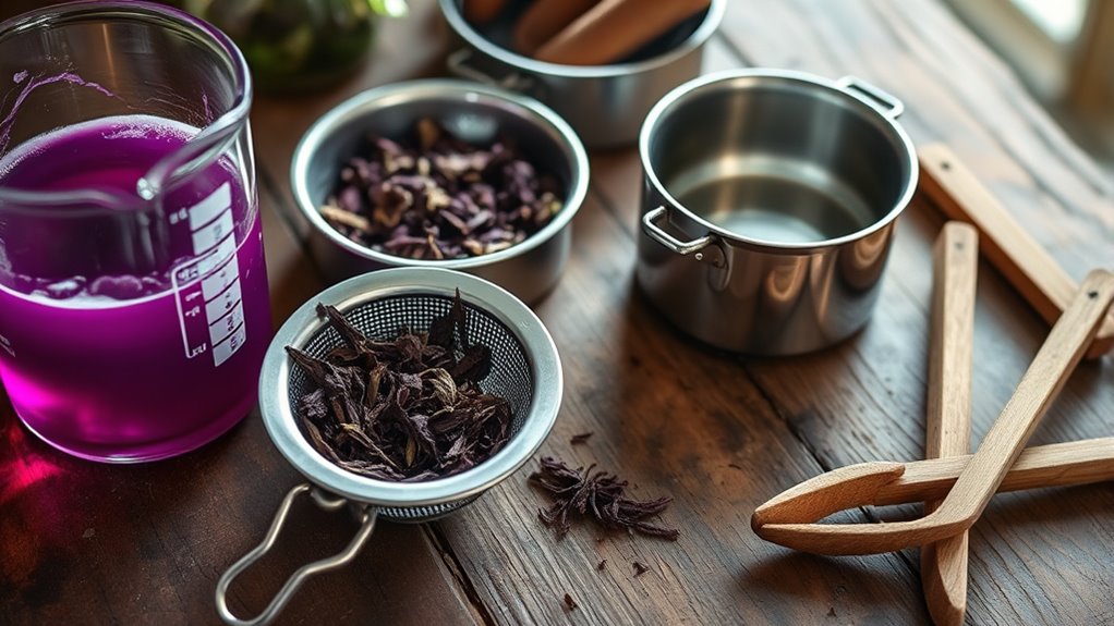 essential tools for dye extraction