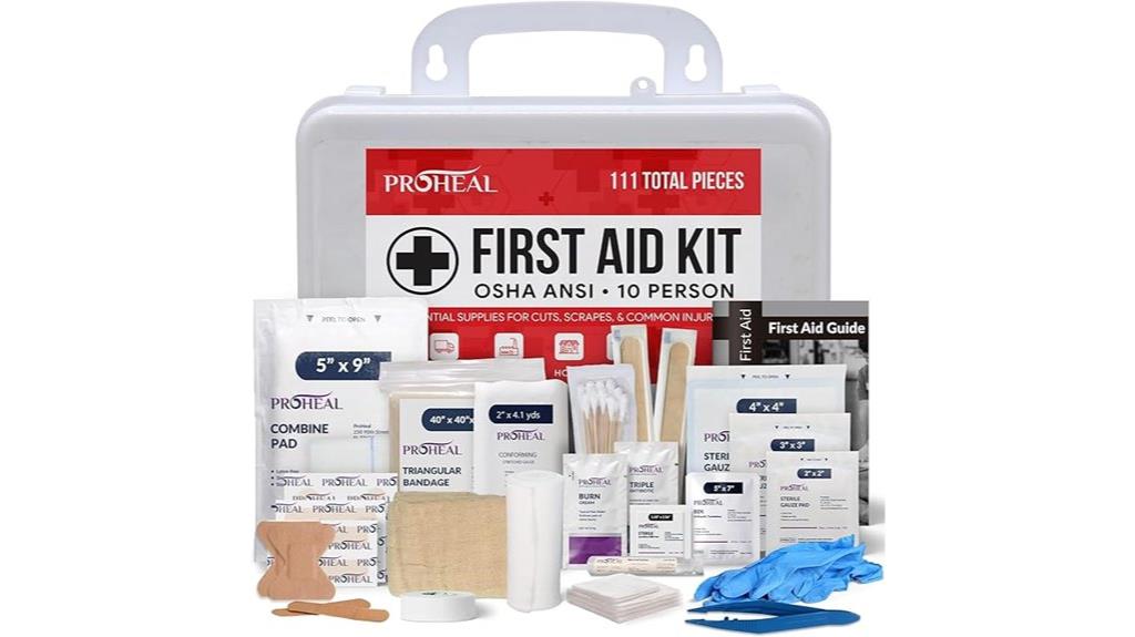 first aid kit for ten