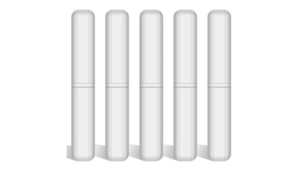 five 60mm ptfe stir bars