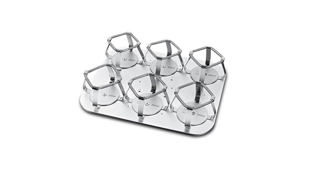 flask rack for shakers