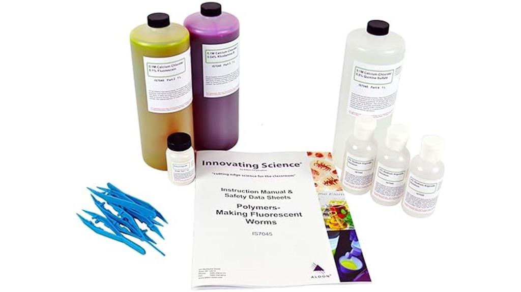 fluorescent worms polymer kit