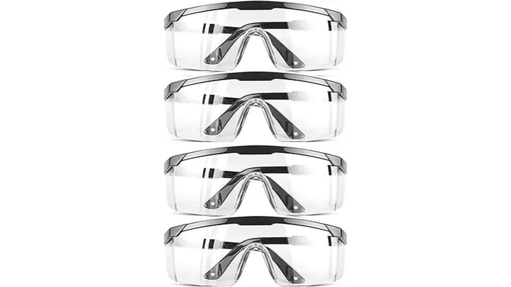 four pack anti fog goggles