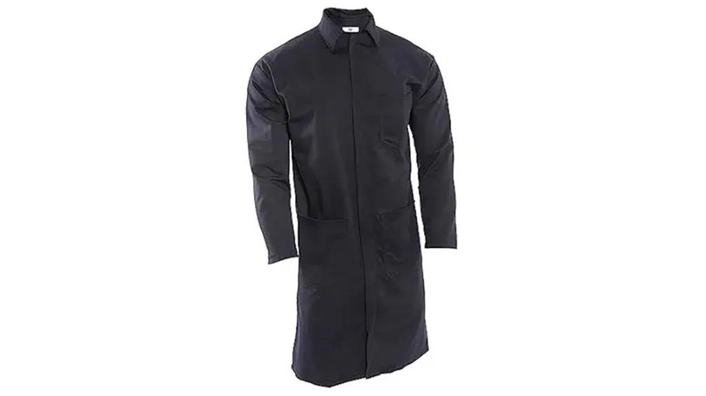 fr lab coat cotton nylon xl