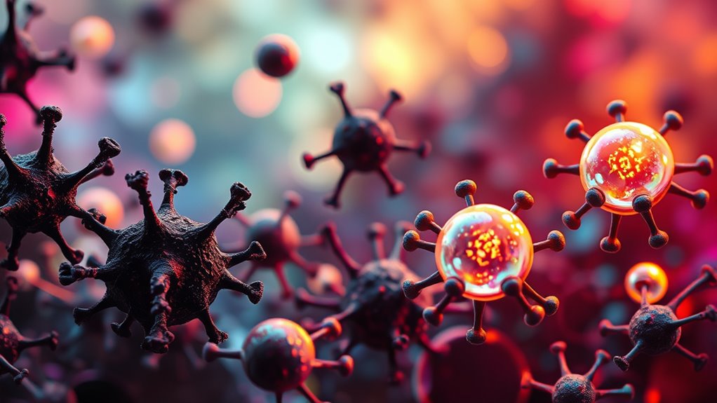 free radicals cause cell damage