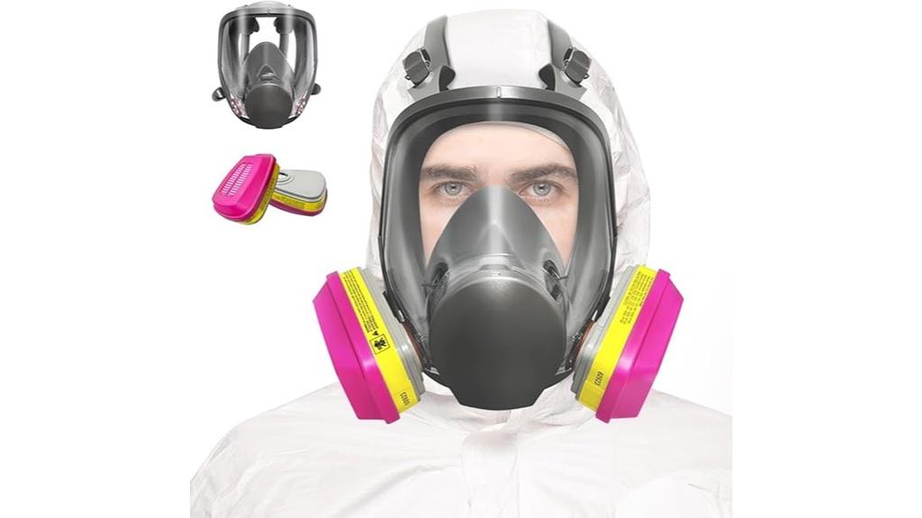 full face organic vapor mask