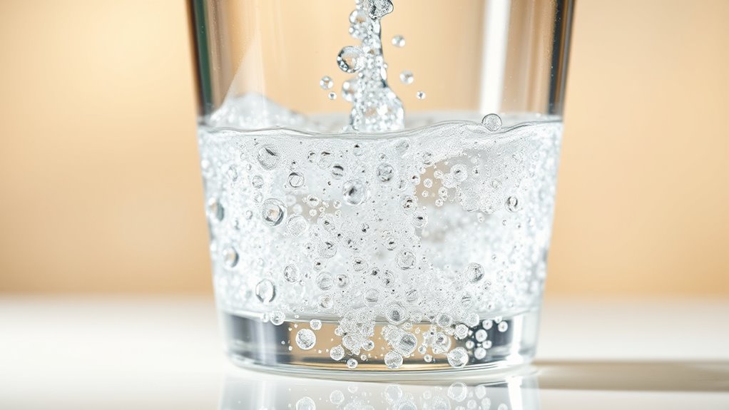 gas dissolves and escapes