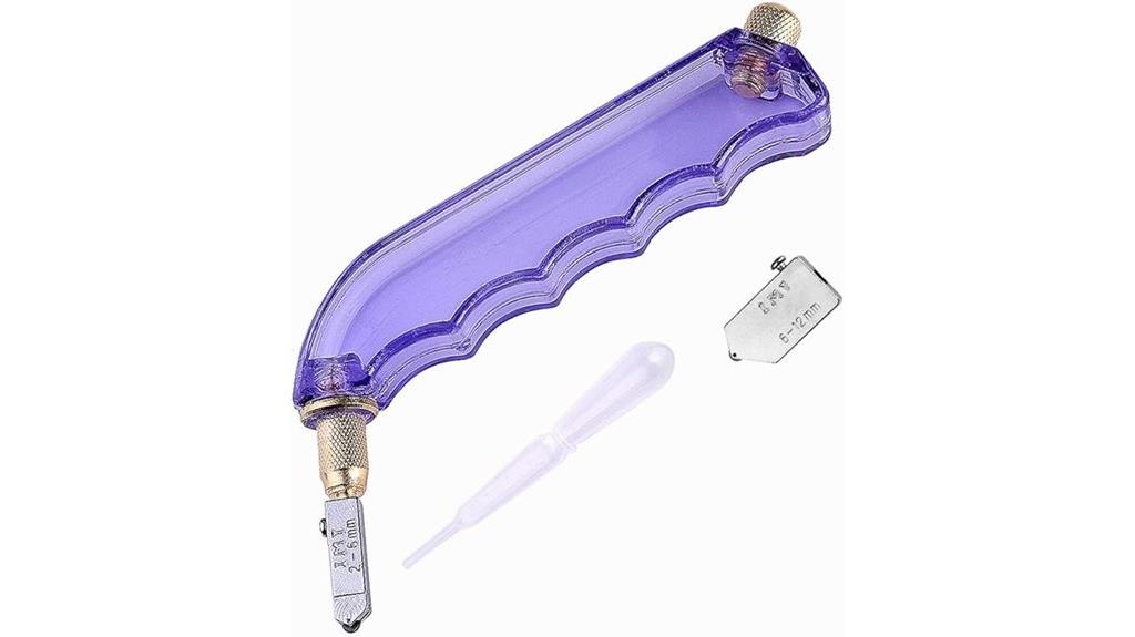 glass cutter with oil