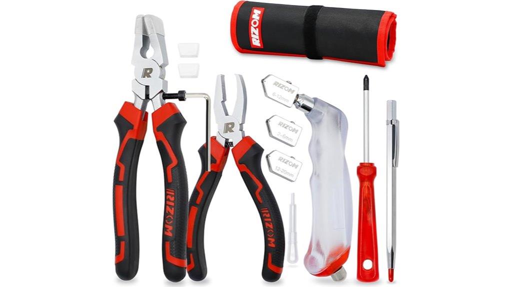 glass cutting tool set