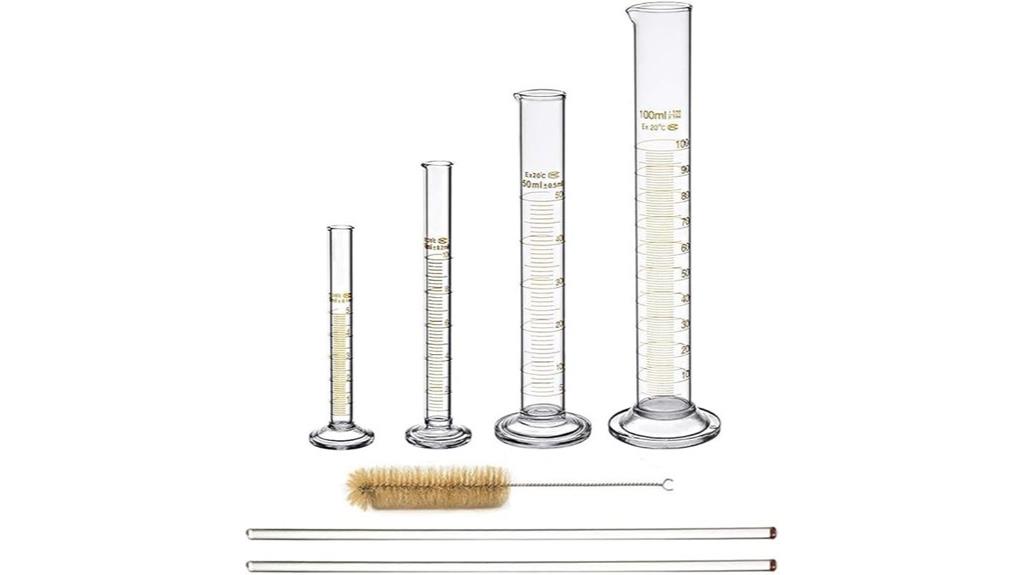 glass measuring and stirring set