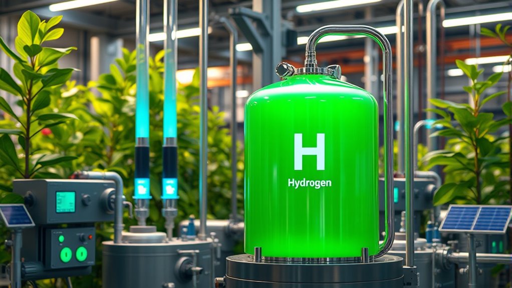green hydrogen drives sustainable chemistry
