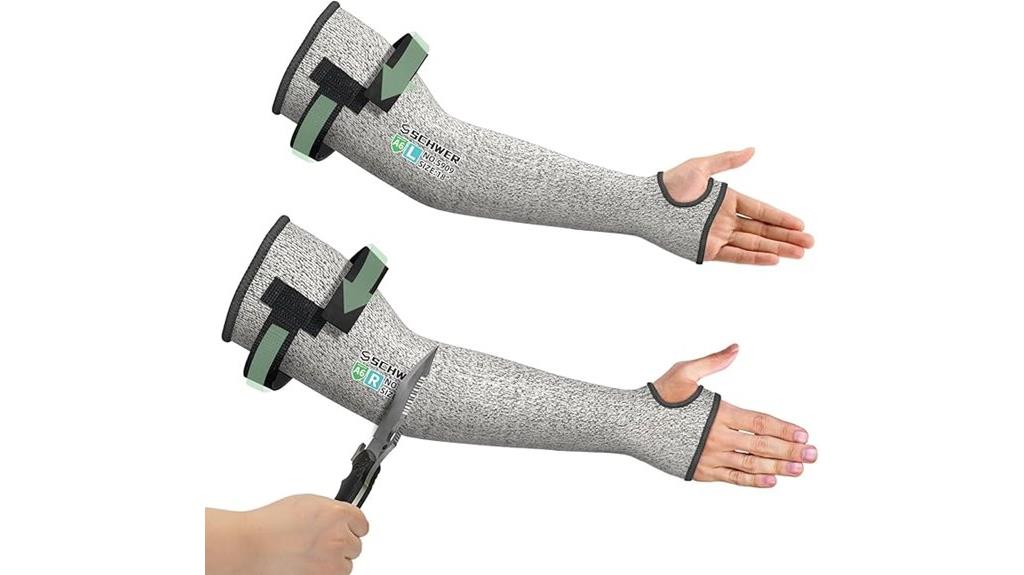 heavy duty cut resistant sleeves