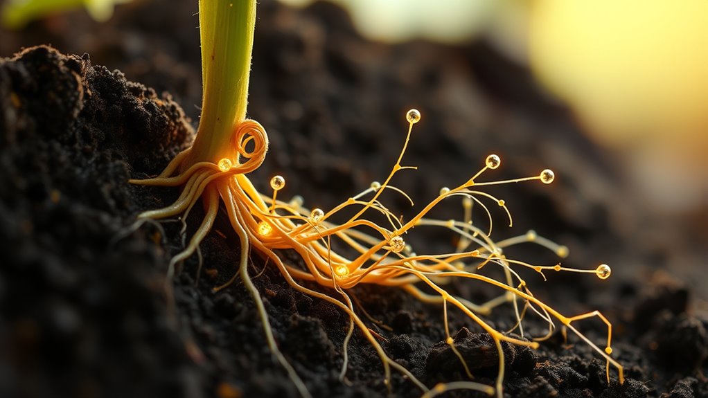 hormonal balance in roots