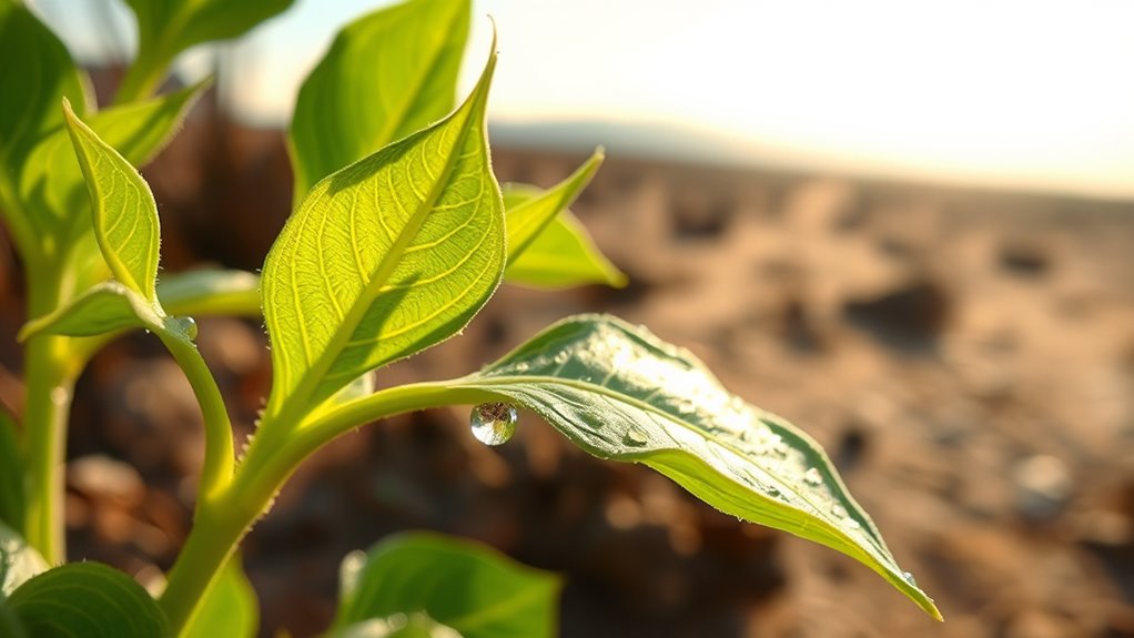 hormonal cross talk enhances drought