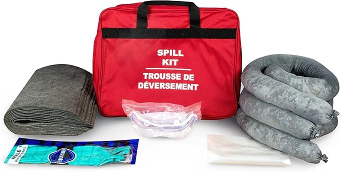 industrial spill cleanup kit
