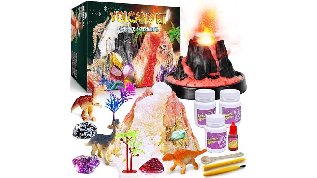 kids erupting volcano kit