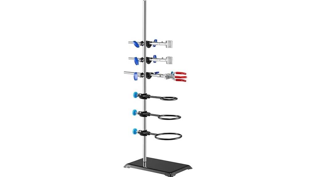 laboratory metalware support stand