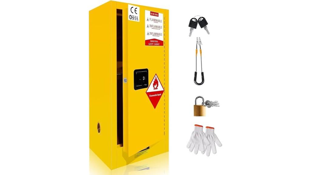 large capacity flammable cabinet