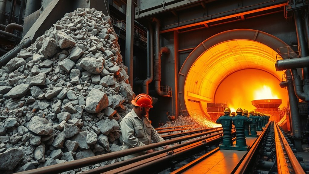 limestone aids impurity removal