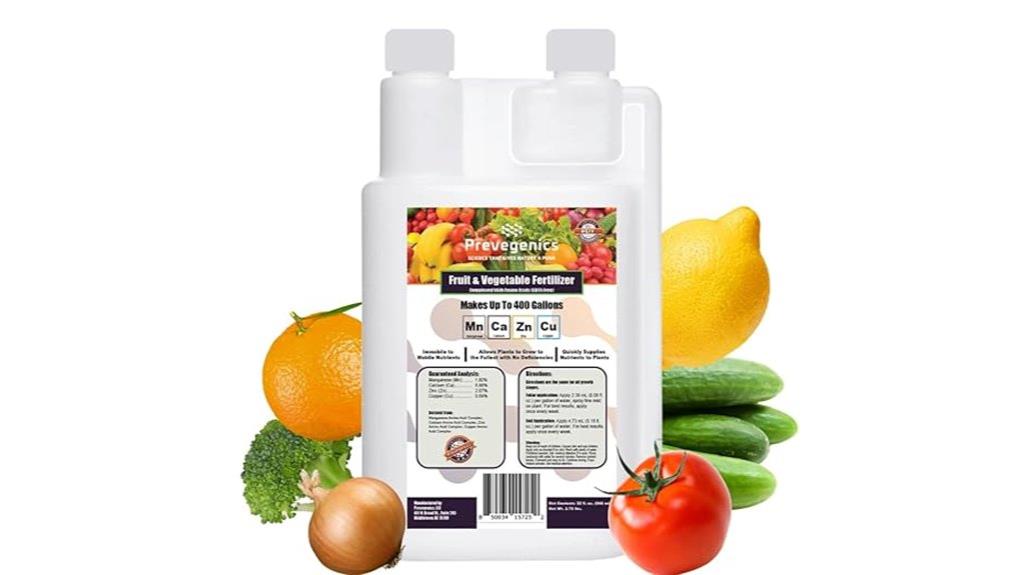 liquid fertilizer for larger produce