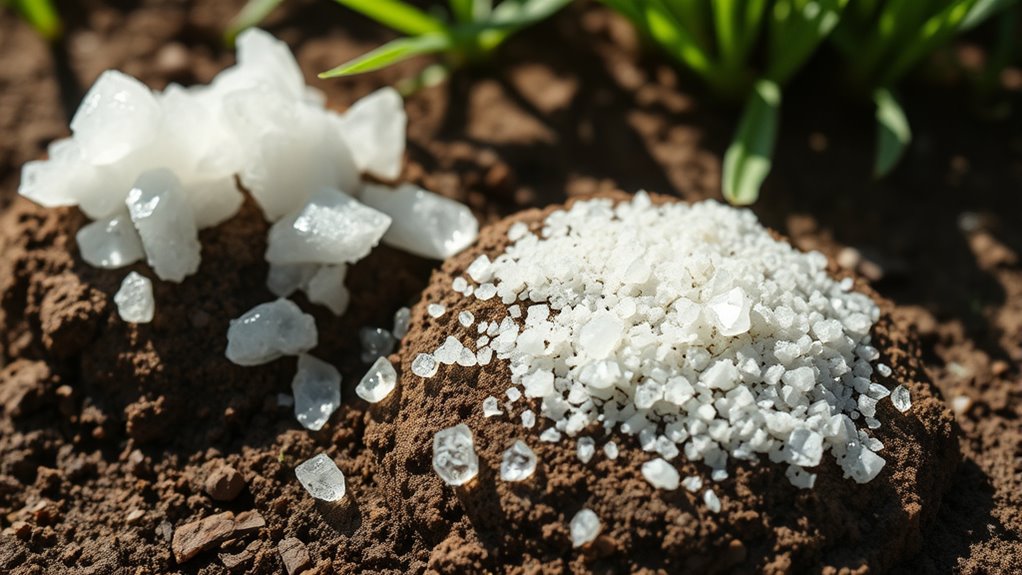long term soil mineral buildup