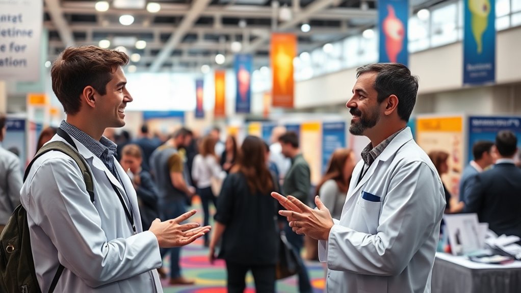 networking at professional events