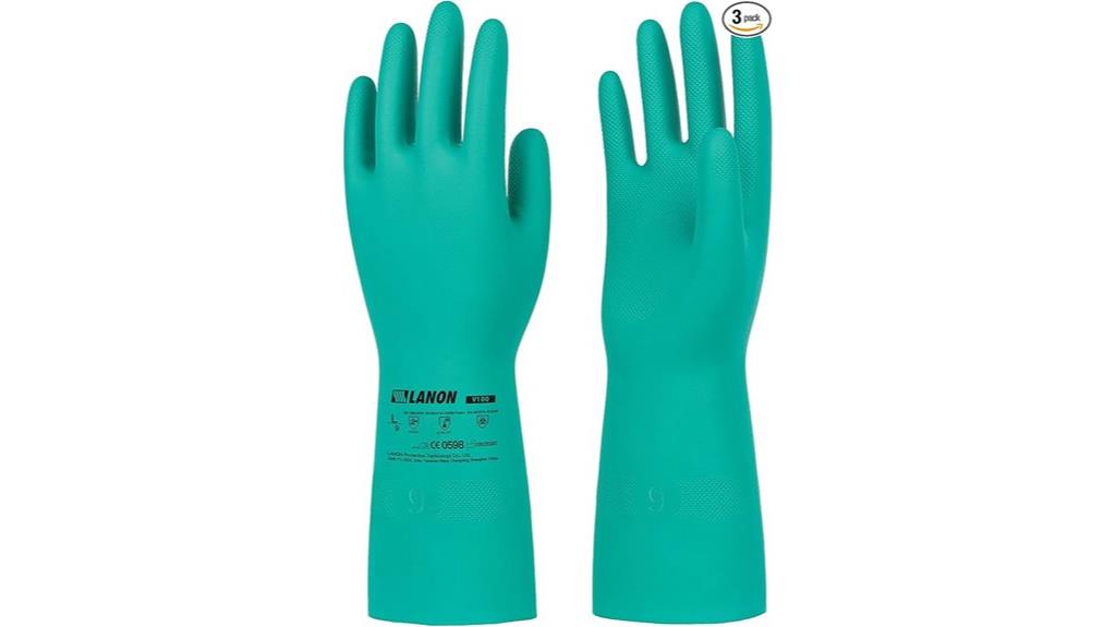 nitrile gloves 3 pairs