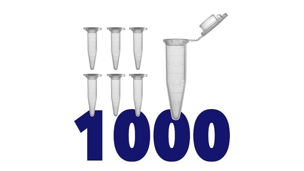 one thousand snap cap tubes