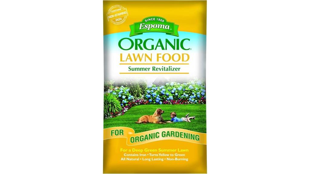 organic summer lawn fertilizer