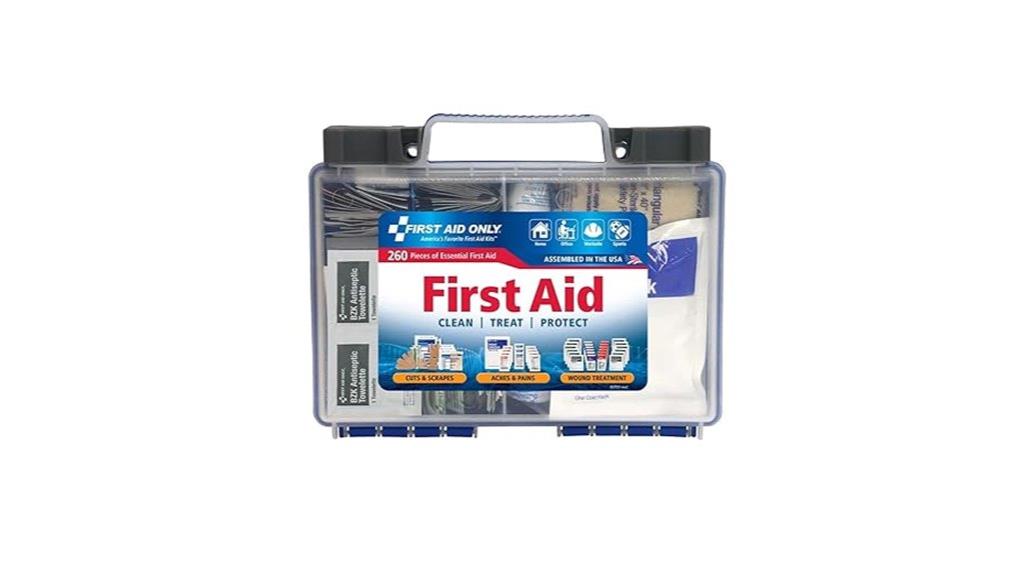 osha compliant 260 piece first aid