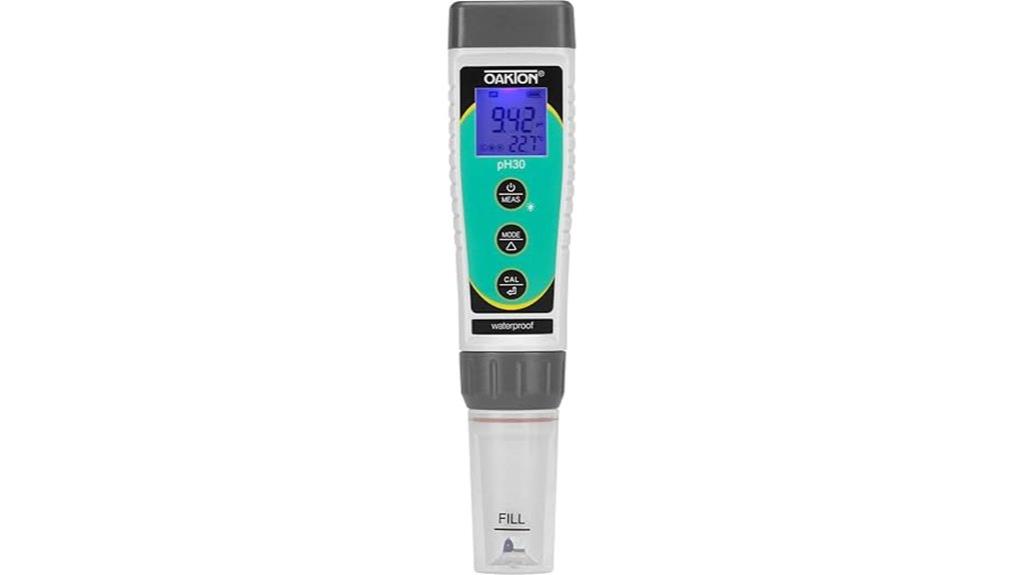 ph tester with temperature