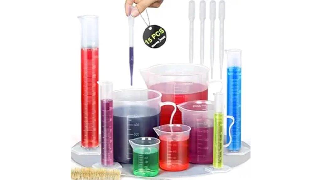 plastic graduated measuring set