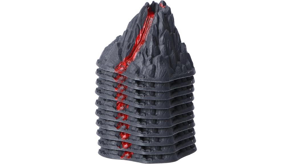 plastic volcano science kit