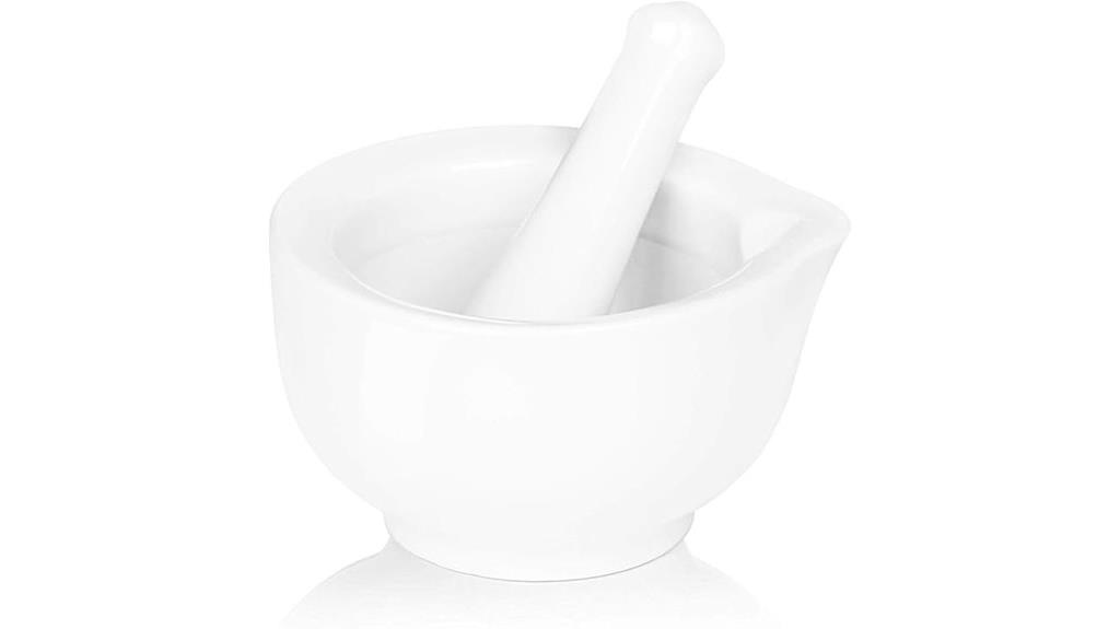porcelain mortar pestle set