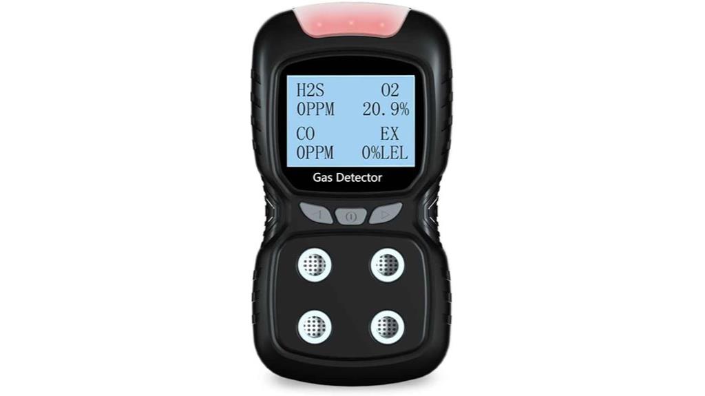 portable four gas detector