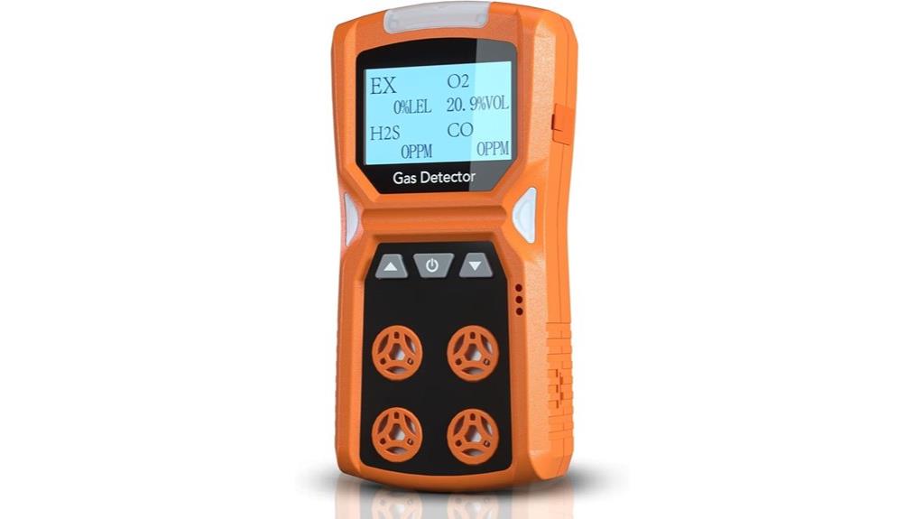 portable gas detector alerts
