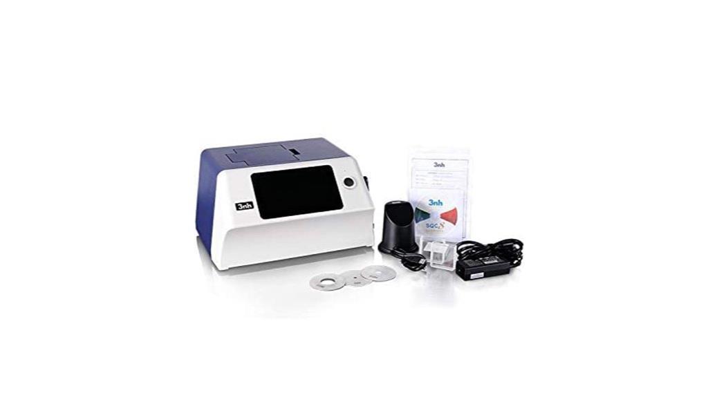 portable touch screen colorimeter