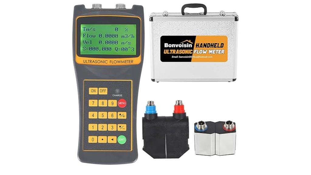 portable ultrasonic flow meter