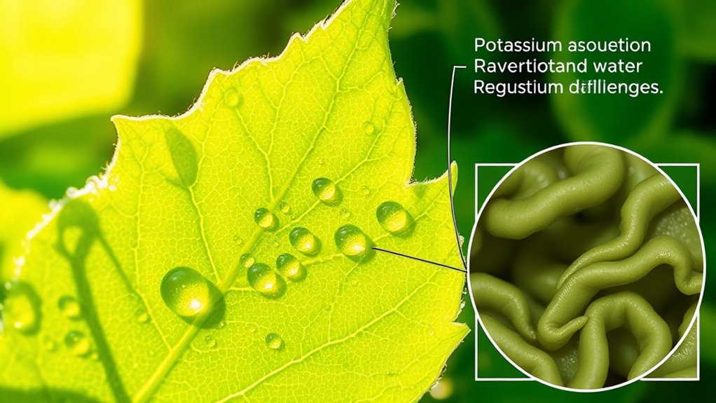 potassium boosts water efficiency
