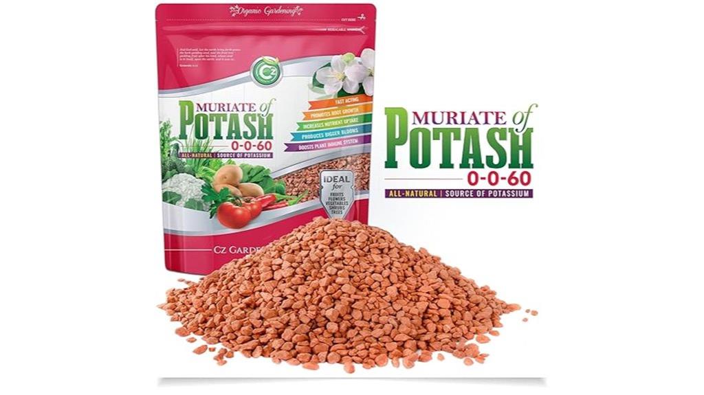 potassium fertilizer for gardens