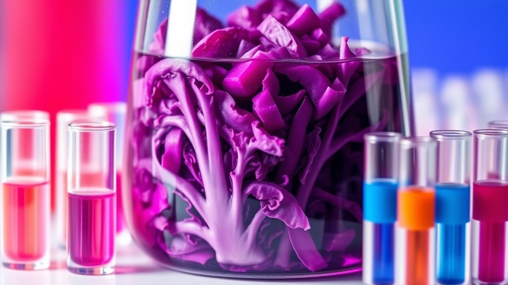 prepare cabbage indicator solution