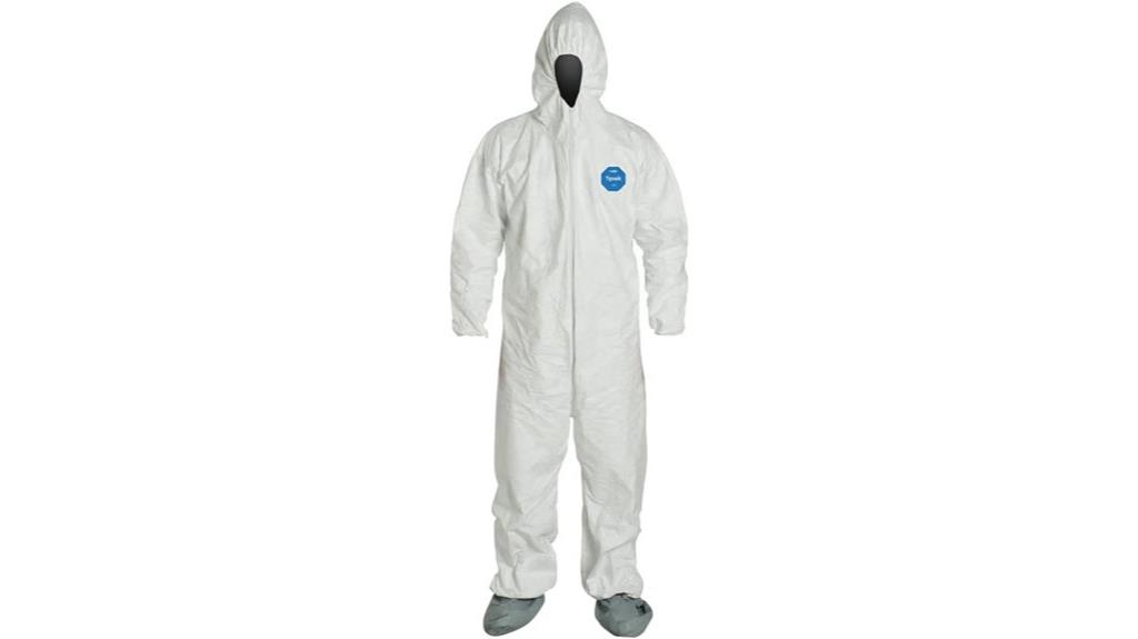 protective coverall with hood