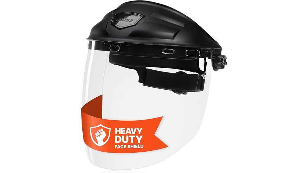 protective grinding face shield