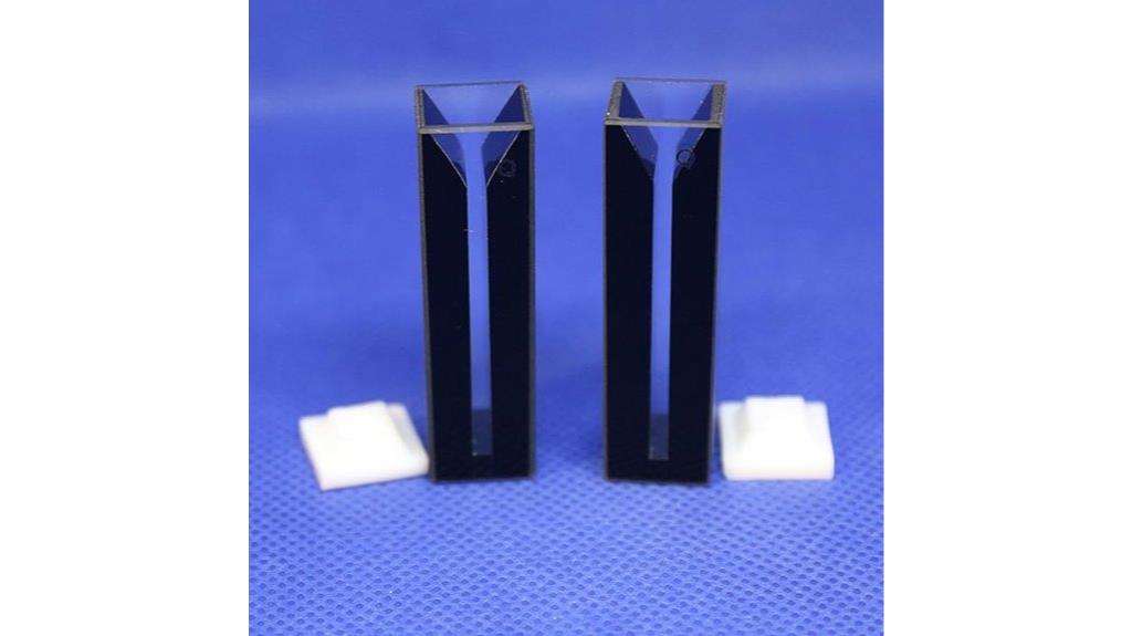quartz cuvette with lids