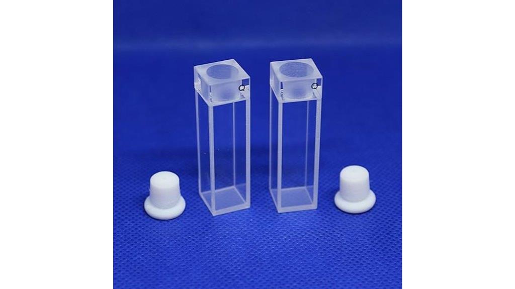 quartz fluorescence cuvette set
