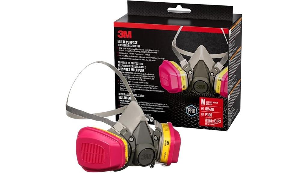 reusable respirator p100 ov ag