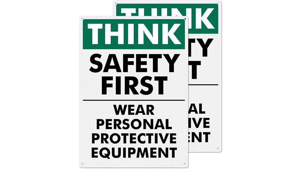 safety first ppe signs