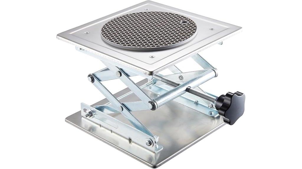 secure 8x8 inch stand