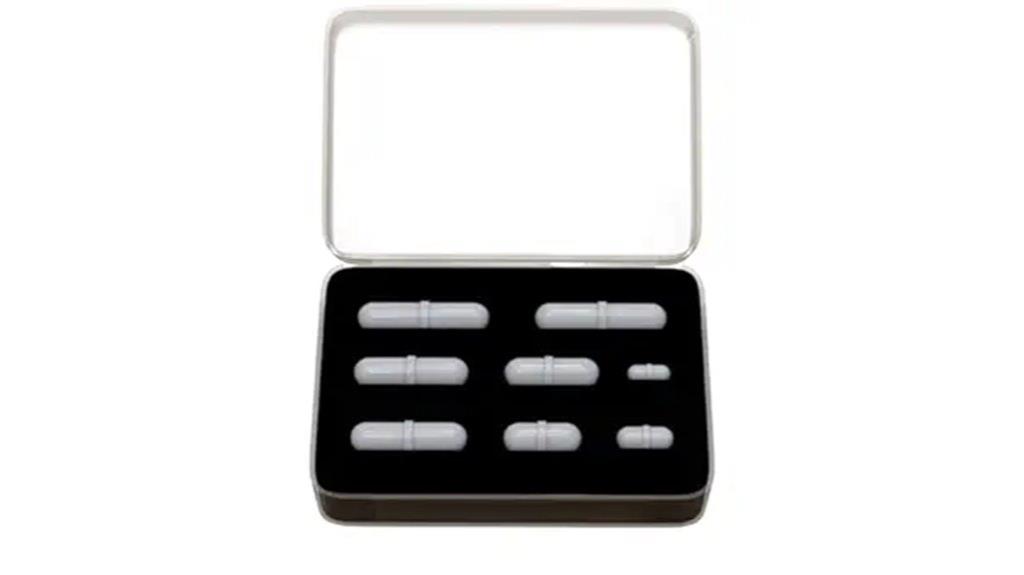 set of eight magnetic stir bars