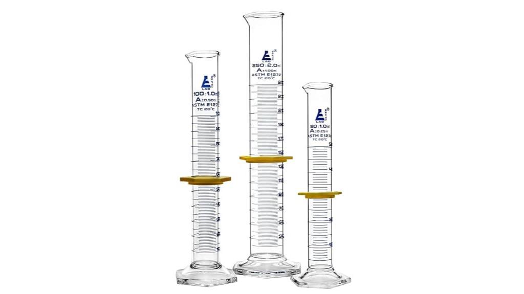 set of graduated cylinders